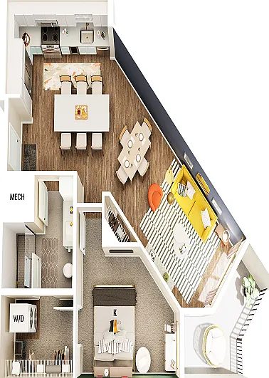 A5 floor plan Broadstone Centennial