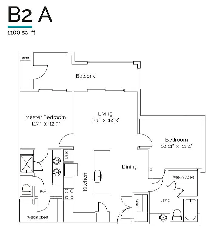 Floor plan B2