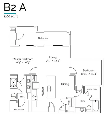 Floor plan B2