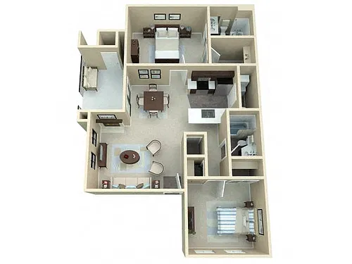 Floor plan 2 Bedroom