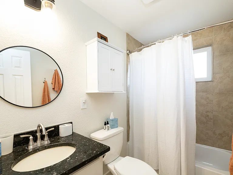 Second bathroom in hallway