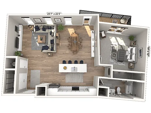Floor plan A21