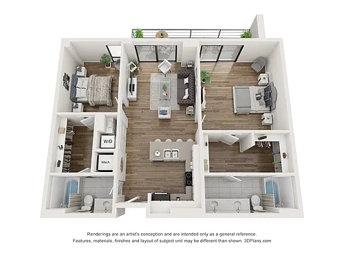 Floor plan The Bay