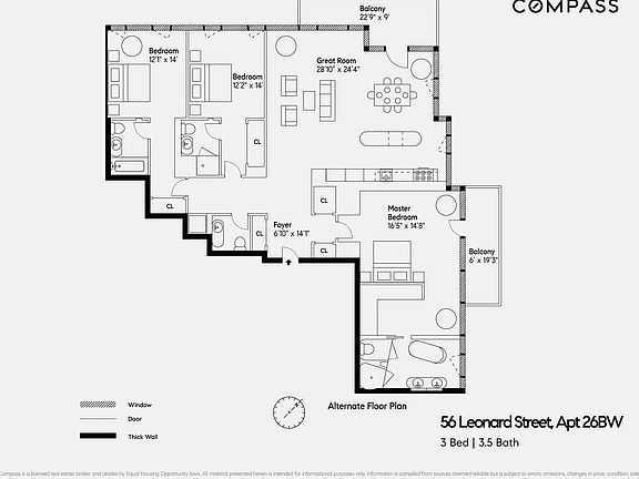 3rd image of 56 Leonard St #26B