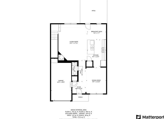 3 bed, 2.5 bath, 1663 sqft, $1,945 — Photo 2