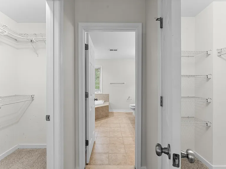 Master Bedroom - Walk-in Closets