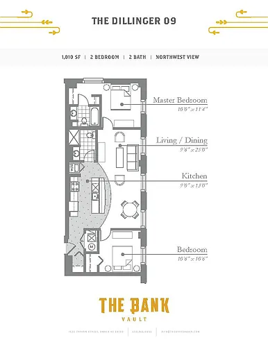 Floor plan The Dillinger
