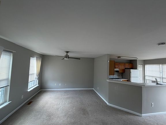 Family room off the kitchen and breakfast area