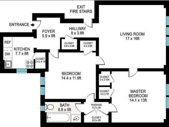 2nd image of 117 E 77th St APT 8A