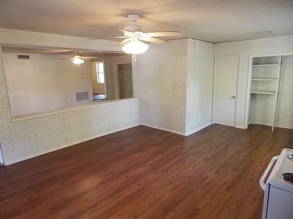 Kitchen over looking the living room