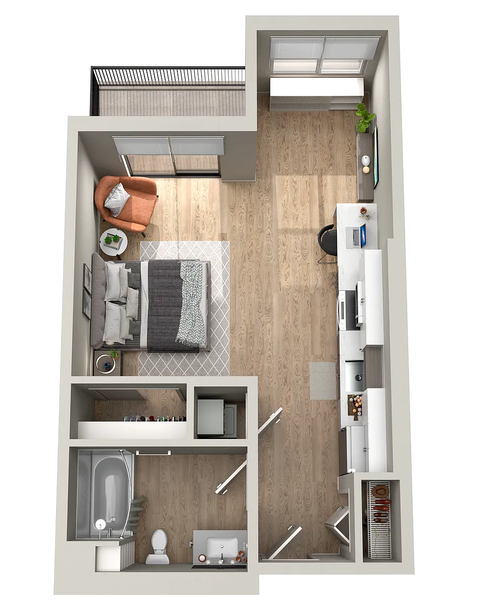Floor plan The Santiam