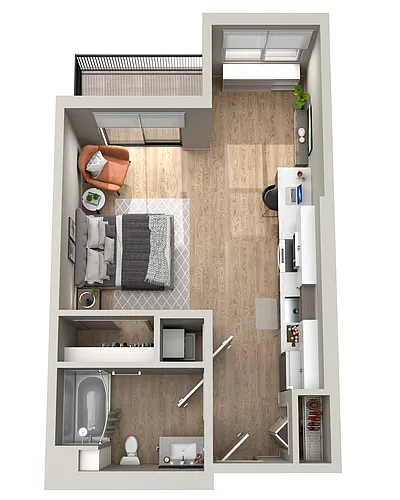 Floor plan The Santiam