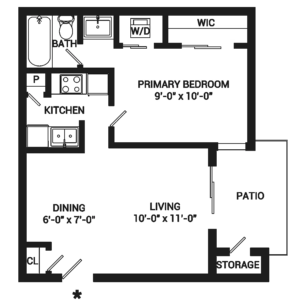 Floor plan Slate