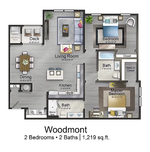 Floor plan Woodmont