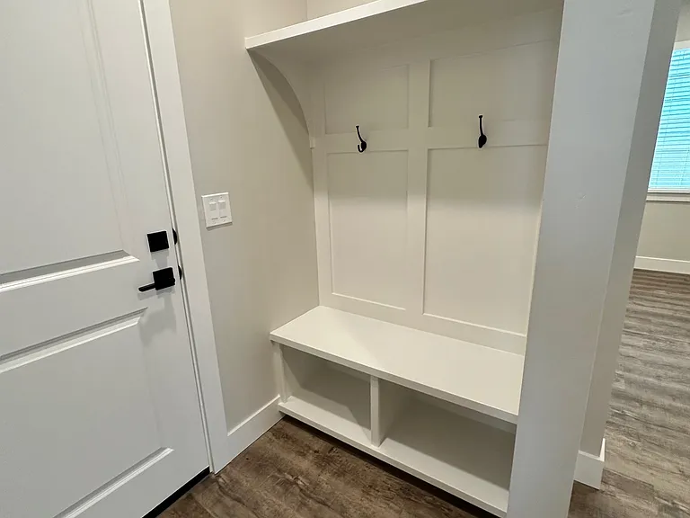 Mudroom off garage entry