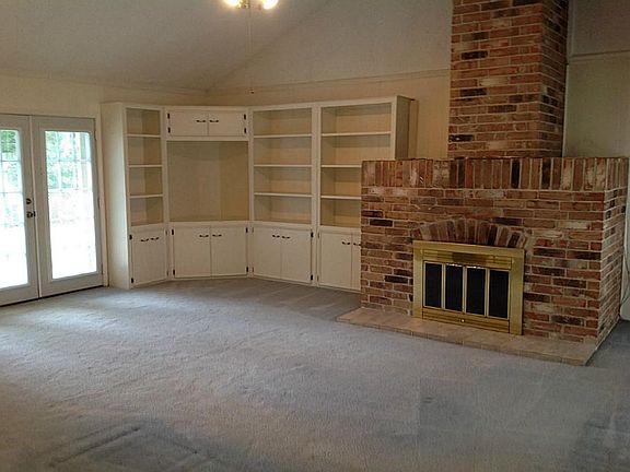Family Room with built in entertainment center