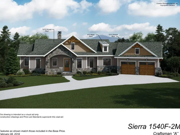Sierra 1540 - homesite not included Plan, Tennessee National