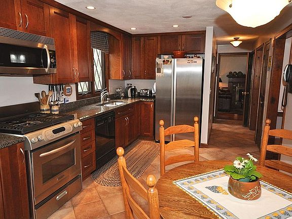 Gourmet Kitchen with Cherry, Granite and Stainless Steel