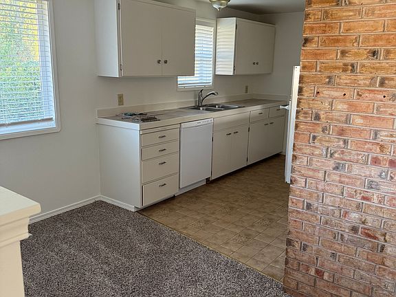 Dining area and kitchen.