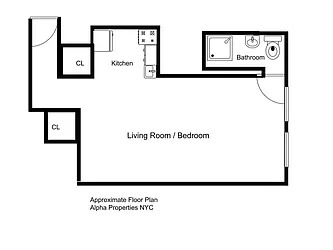 Rented by Alpha Properties NYC I LLC