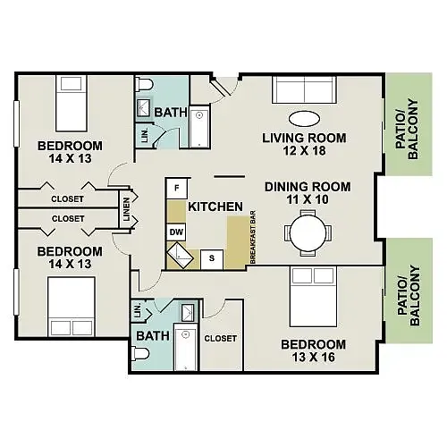 Floor plan D1 - Phase ll