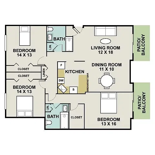 Floor plan D1 - Phase ll