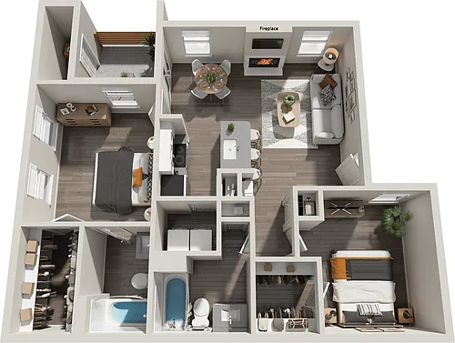 Floor plan B1