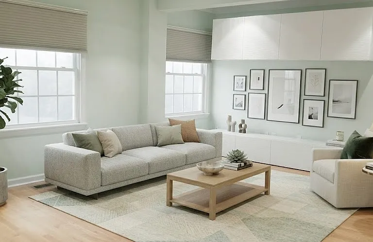 Living room
(virtually staged)