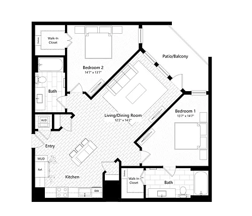 Floor plan B3