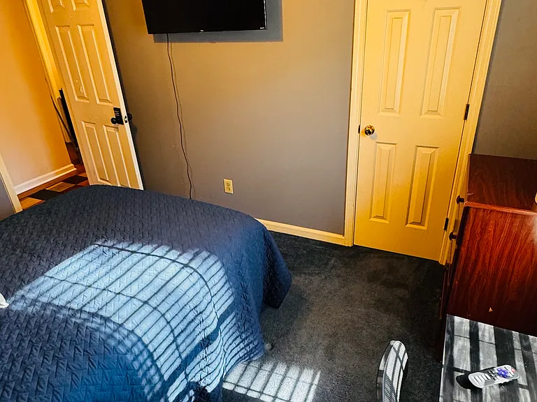Dresser with a mirror, a four-drawer dresser, and a comfortable computer desk with a chair everything you need to effortlessly handle your important tasks. Plus, the rest of the house is designed with your comfort.