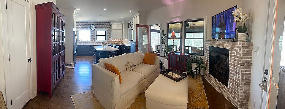 1 of 2 living rooms.