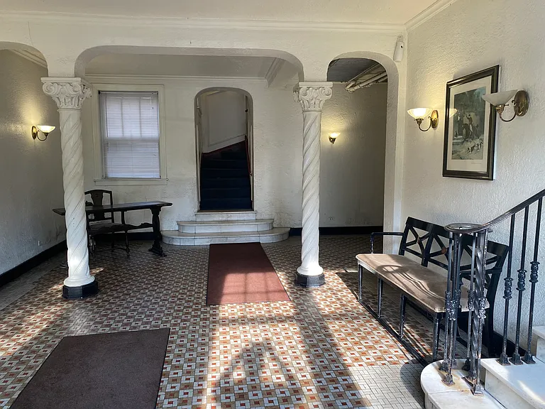 Lobby of building