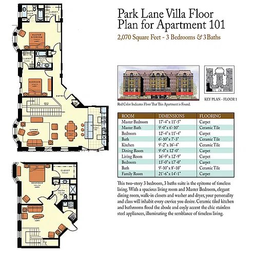 Floor plan 3 Bed Deluxe