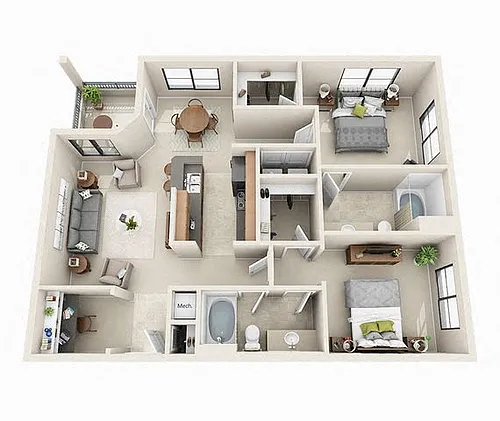 Floor plan The Waterford
