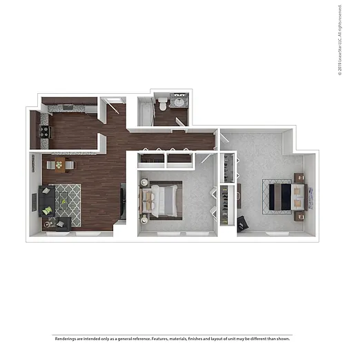 Floor plan 2x1H