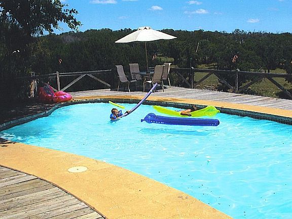 Pool with separate spa