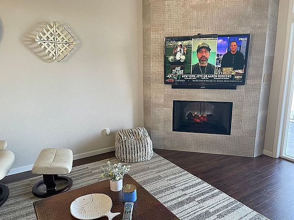 TV, vertical shade when gone
