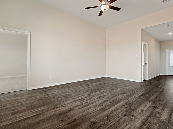 The beautiful foyer welcomes guests.