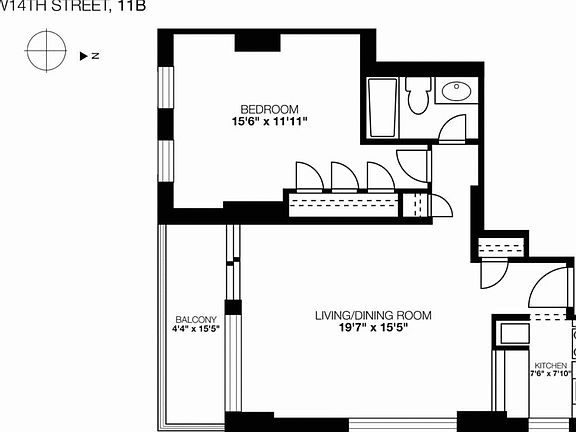 2nd image of 222 W 14th St APT 11B