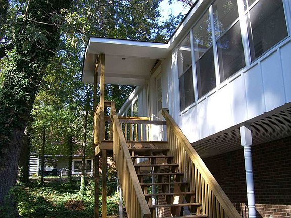 Back Stairs to Sunroom & Kitchen