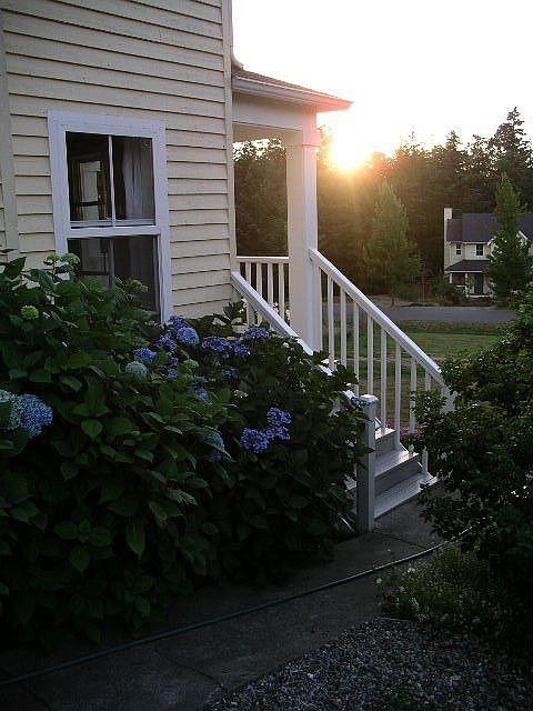 Western sun sets