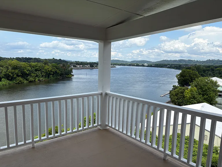 View upriver.