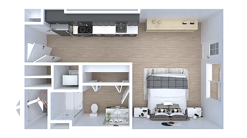 Floor plan Studio 2