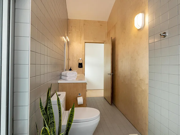 Primary Bathroom - open walk in shower
