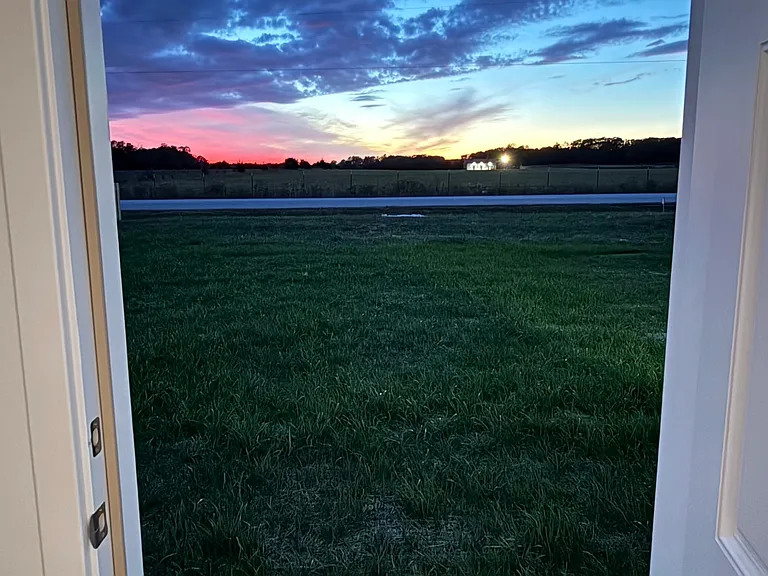 Stunning sunset views from the backyard