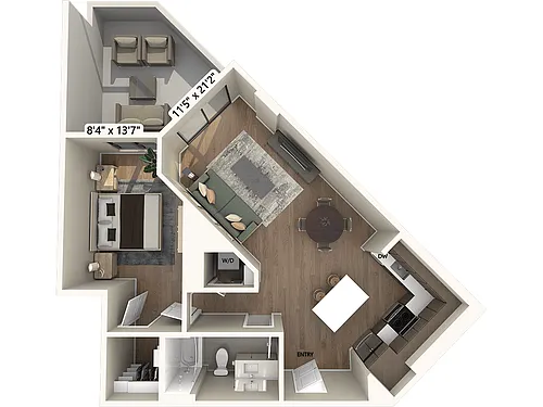 Floor plan A11B-Scheme3