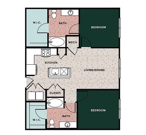 Floor plan B1