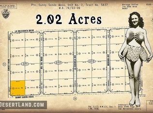 Sunny Sands Dr, Joshua tree, CA 92252