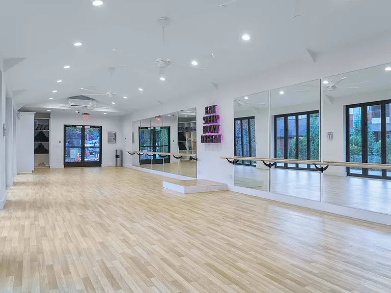 State-of-the-art yoga studio