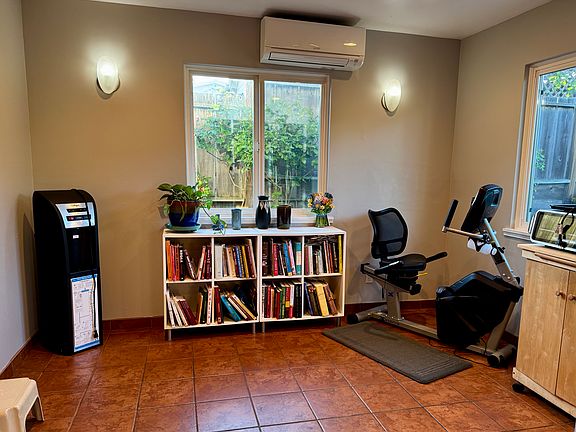 bike, water dispenser